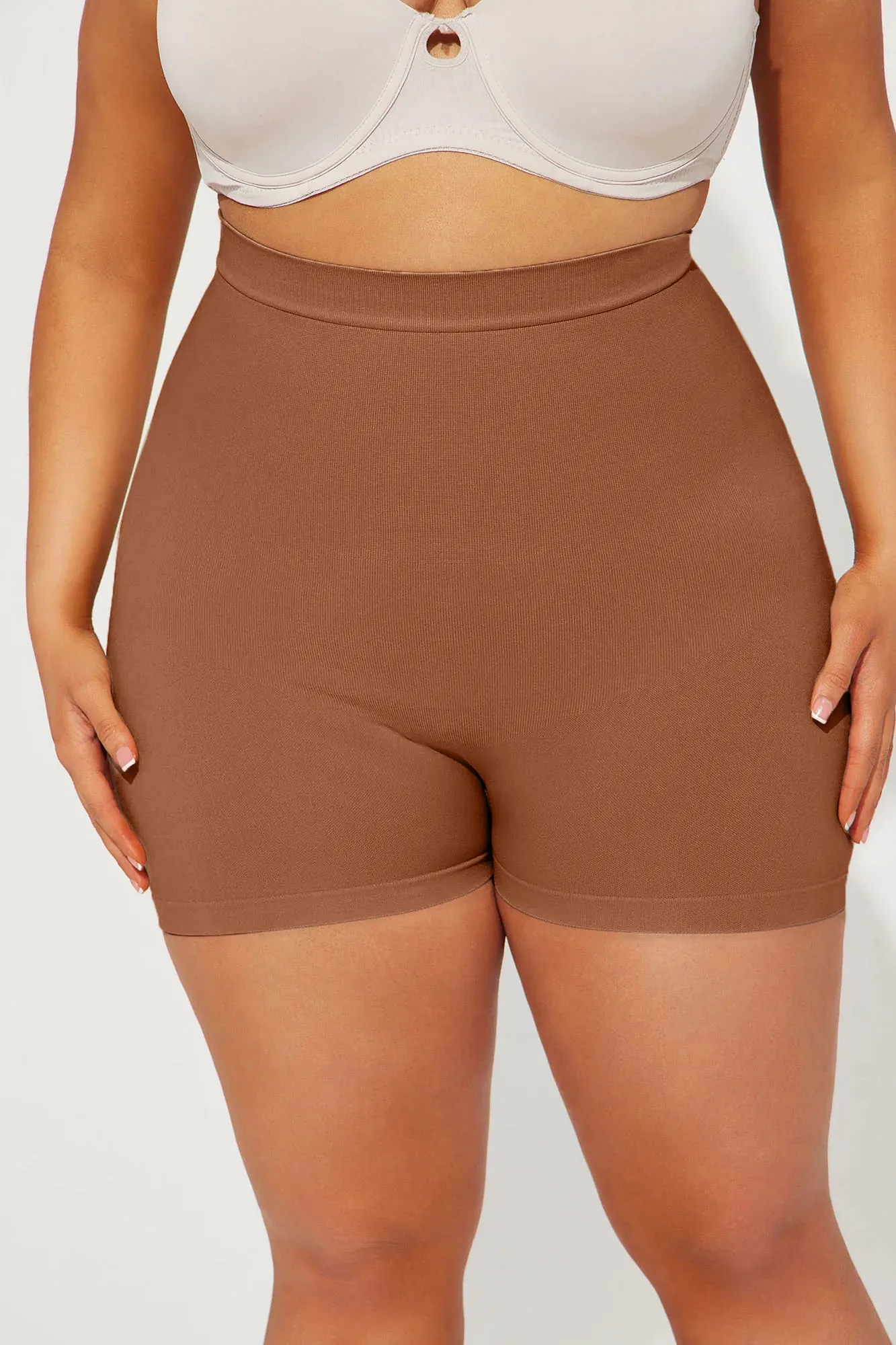 A Little Sass Shapewear Short 2 Pack - Brown/combo