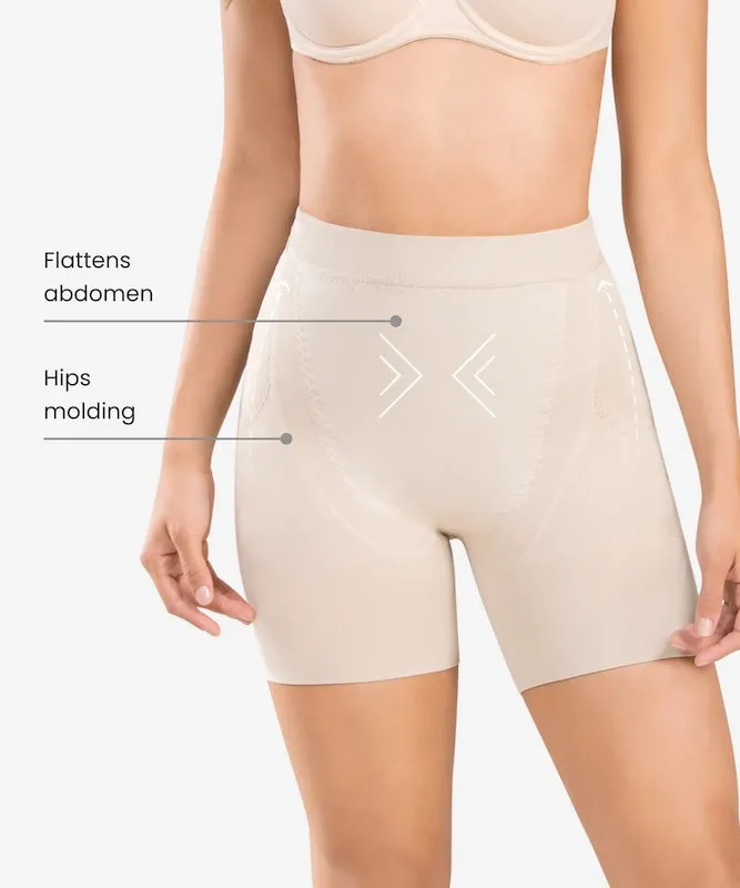 Abdomen Contouring Seamless Thermal Shorts