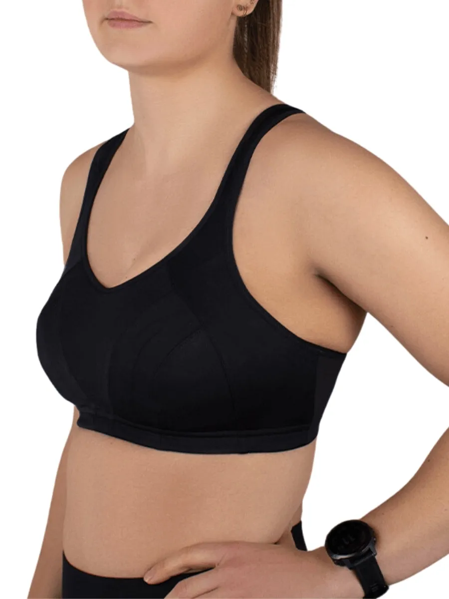 Active Multi Support Sports Bra - Black