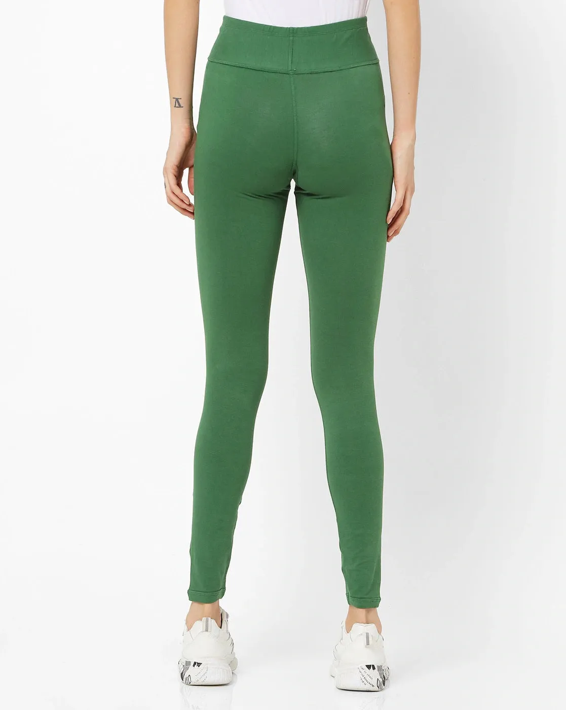 Adorna Active Leggings - Ever Green