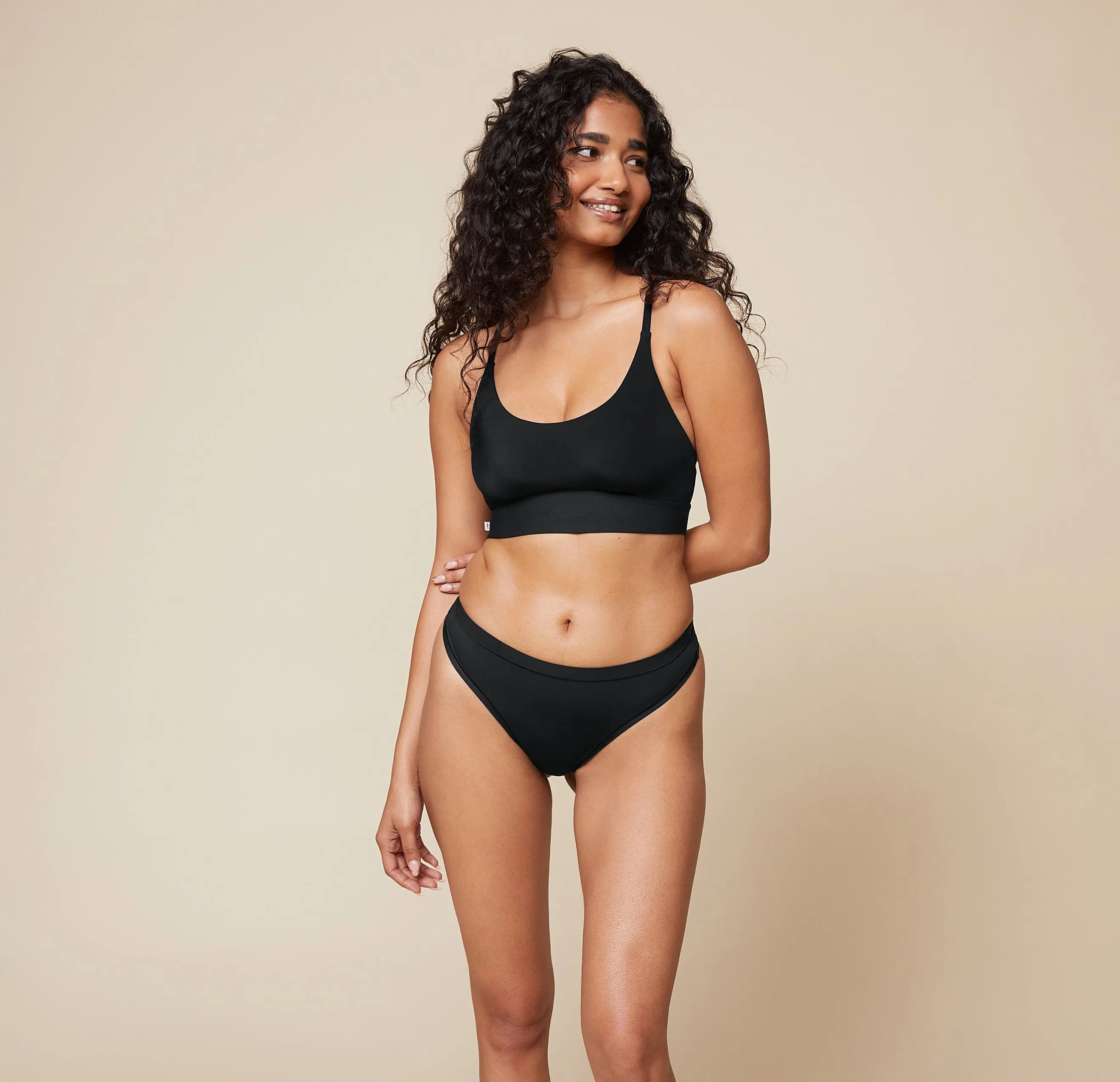 Bliss Racerback Bralette - Black