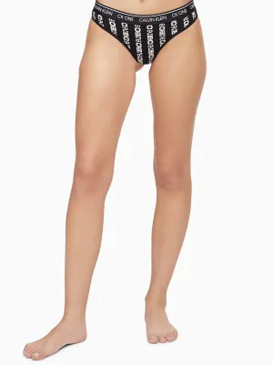 CALVIN KLEIN CK1 COTTON THONG  - CLEARANCE