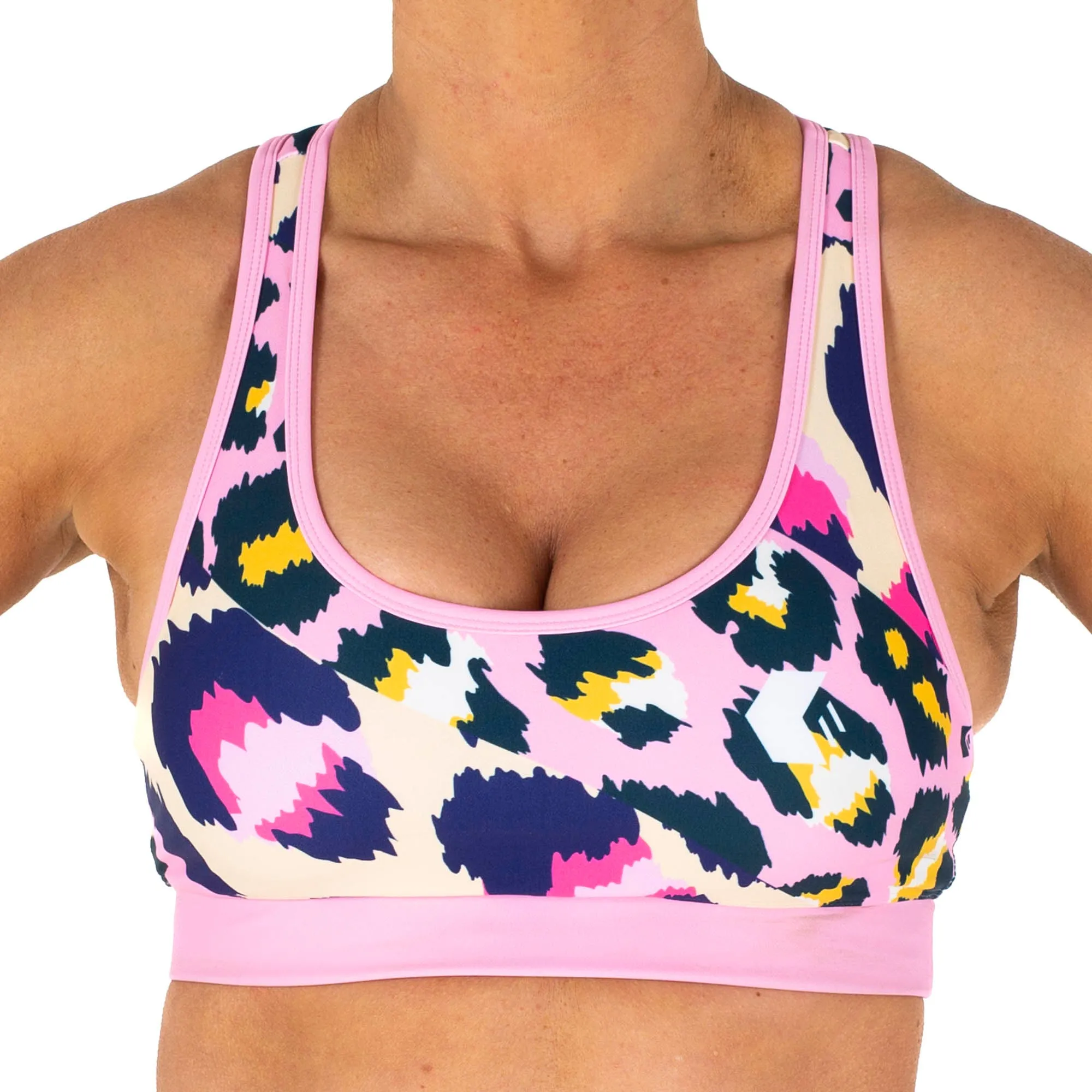 Cheetarah Sports Bra Pink/Peachy