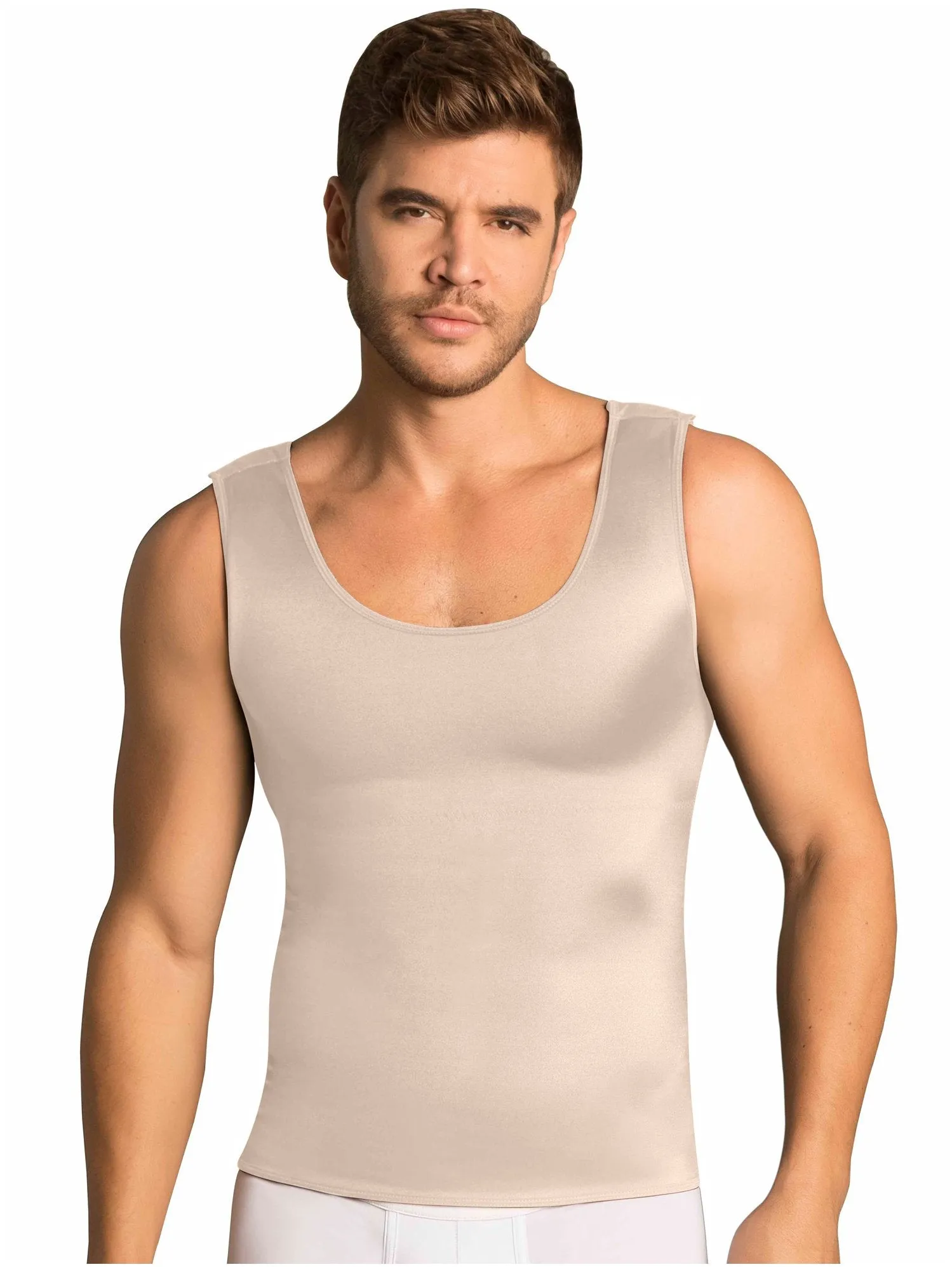 Colombian Shapewear Tank Top Daily Use for Men Fajas MariaE FH101