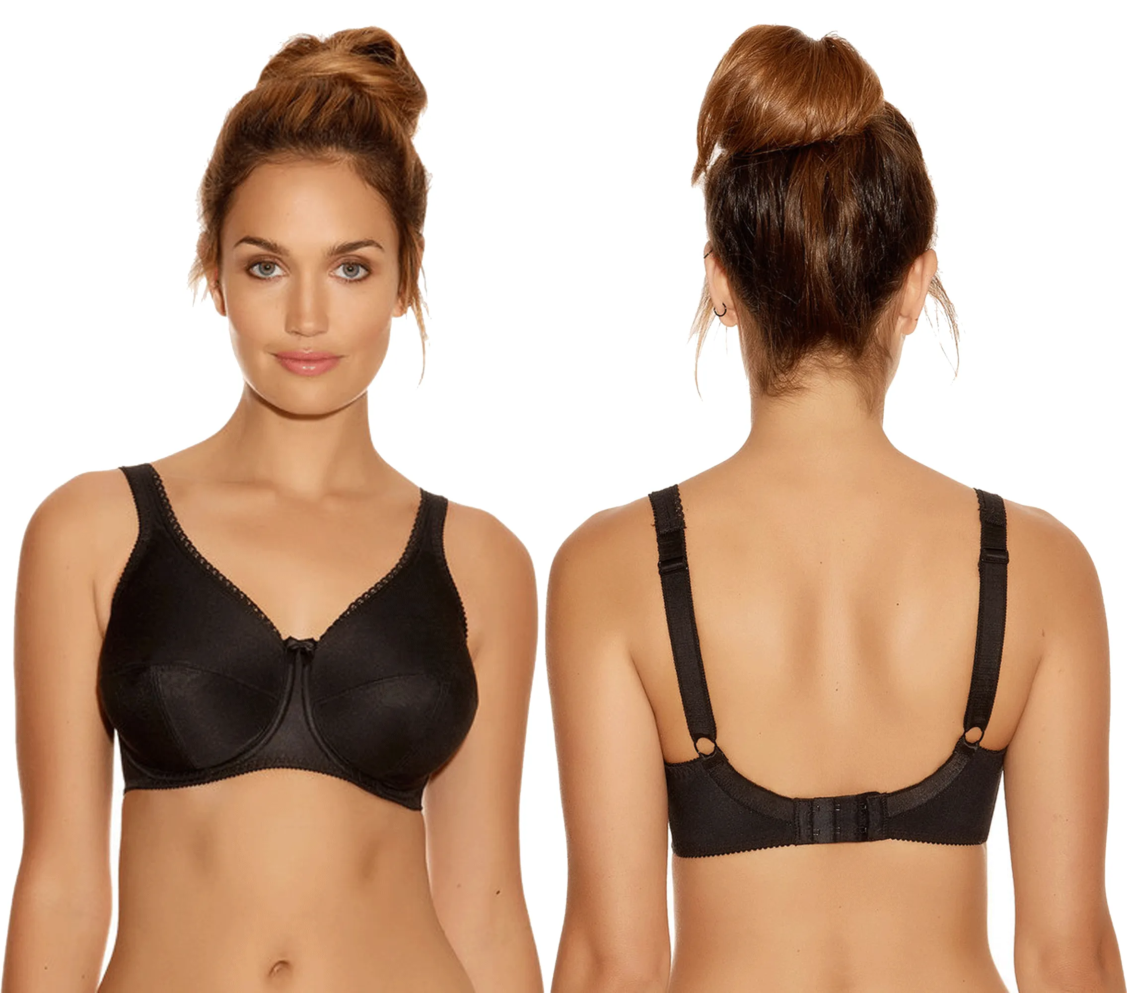 Fantasie Speciality Underwire Smooth Cup Bra, Black | Black Full Coverage Bra