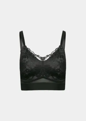 Lace Molded Cup Bra with Back Closure