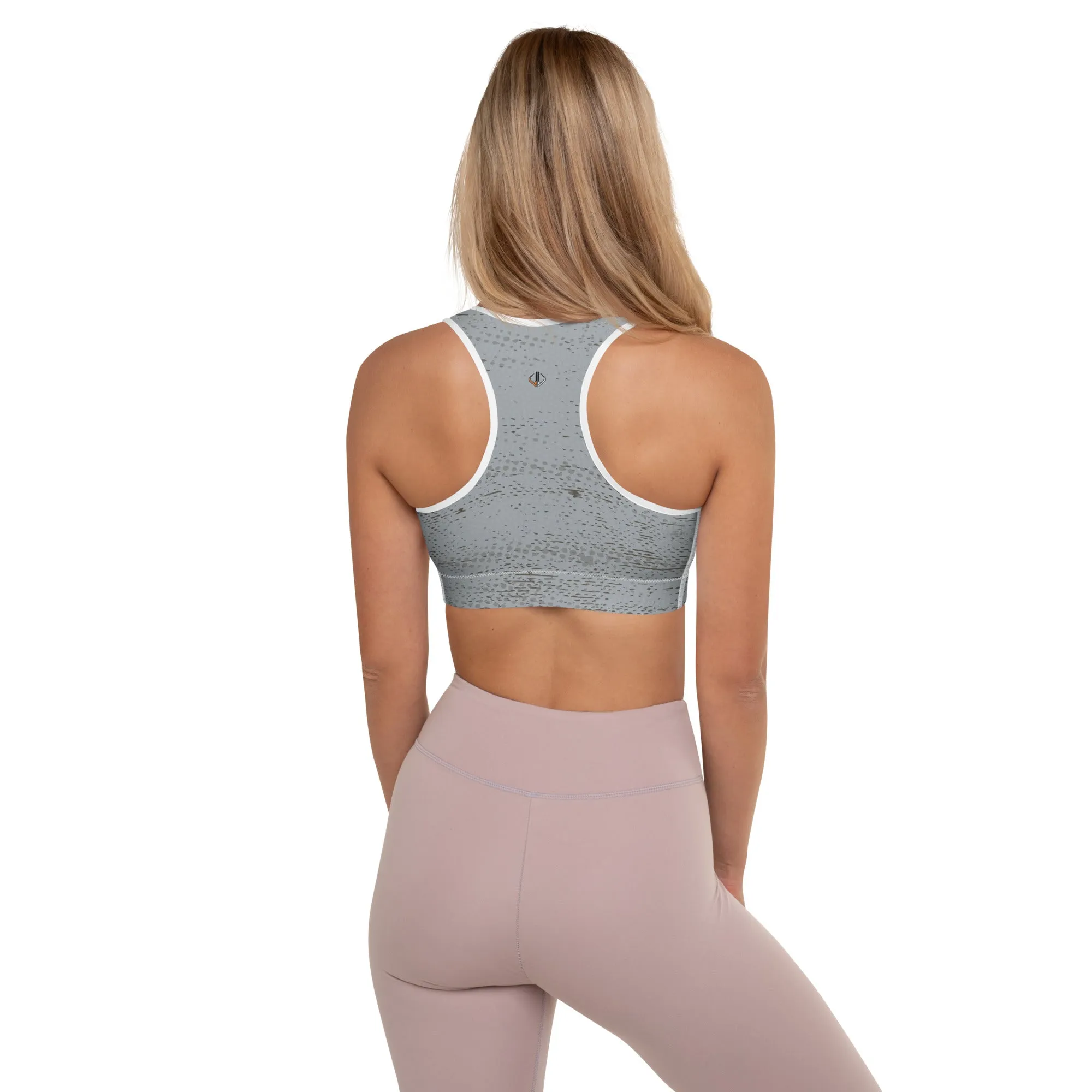 Life League Gear - ADAPT - Mako Grey - Padded Sports Bra