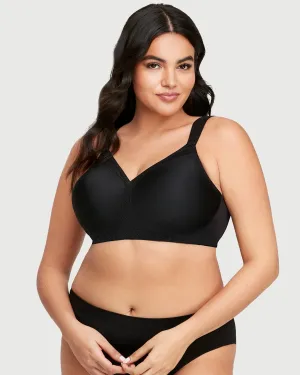 MagicLift Seamless Support T-Shirt Bra | Black