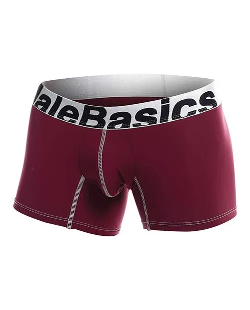 Male Basics Performance Boxer Burgundy