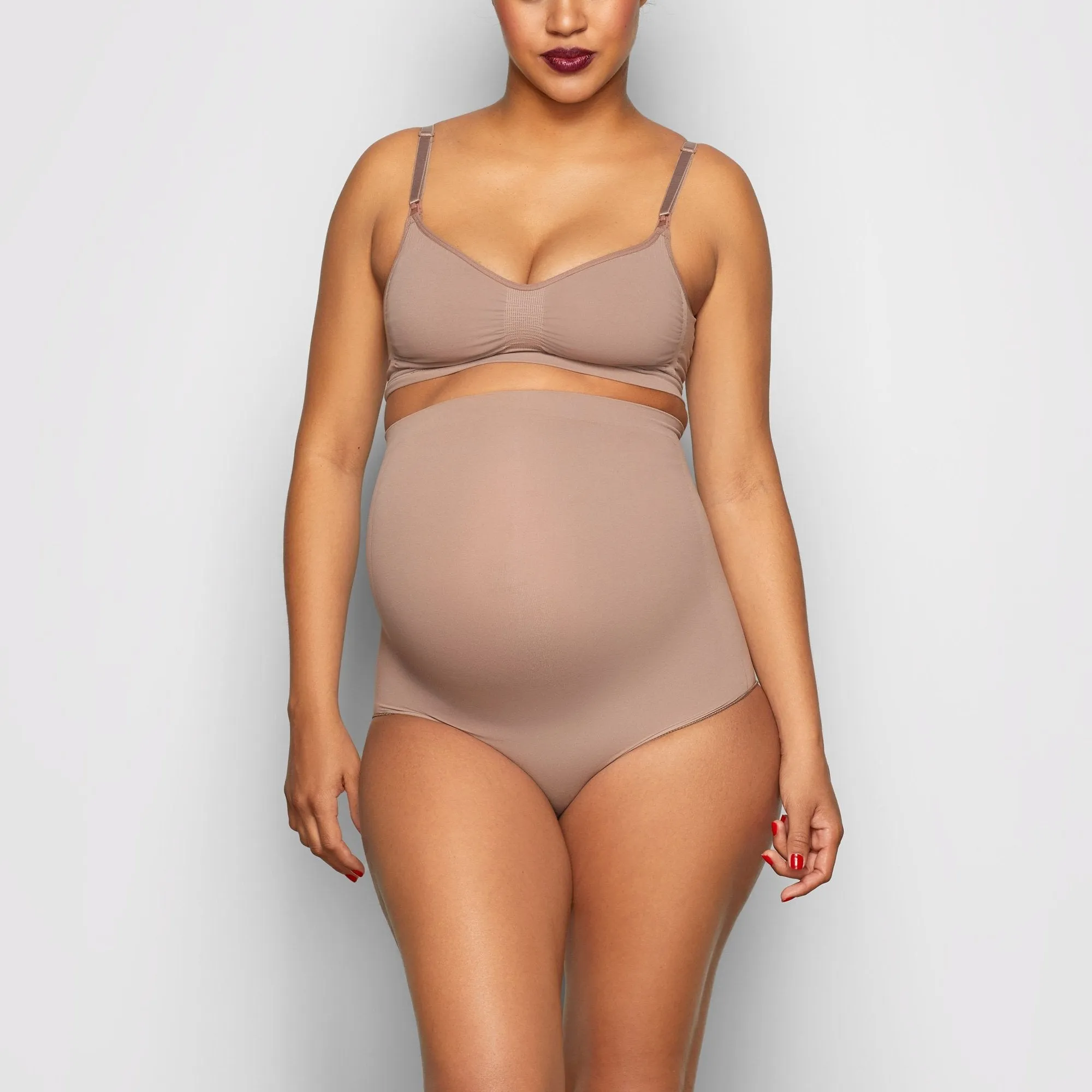 MATERNITY NURSING SCULPTING BRA | UMBER