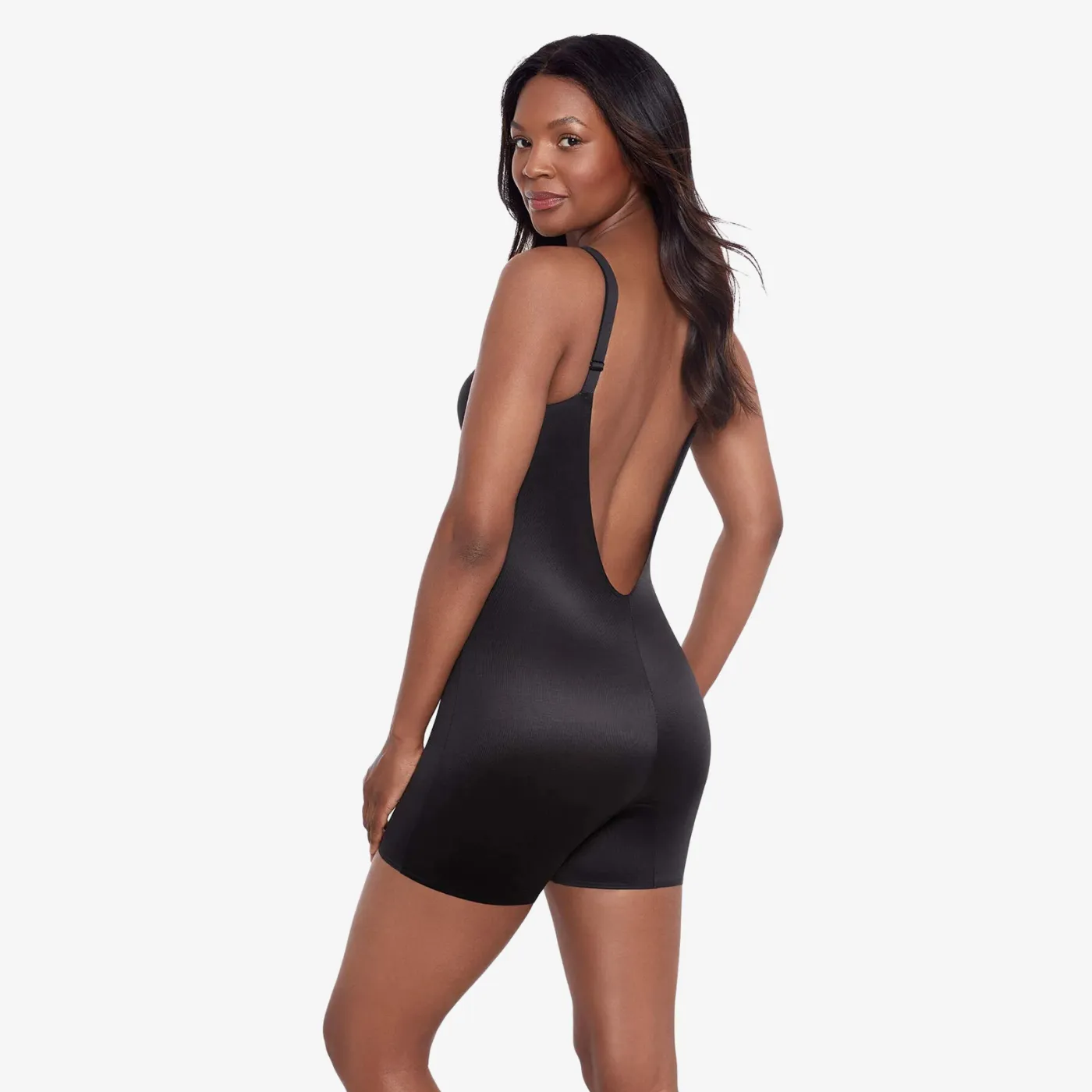 Miraclesuit Show Stopper Low Back All-In-One Bike Short | Black