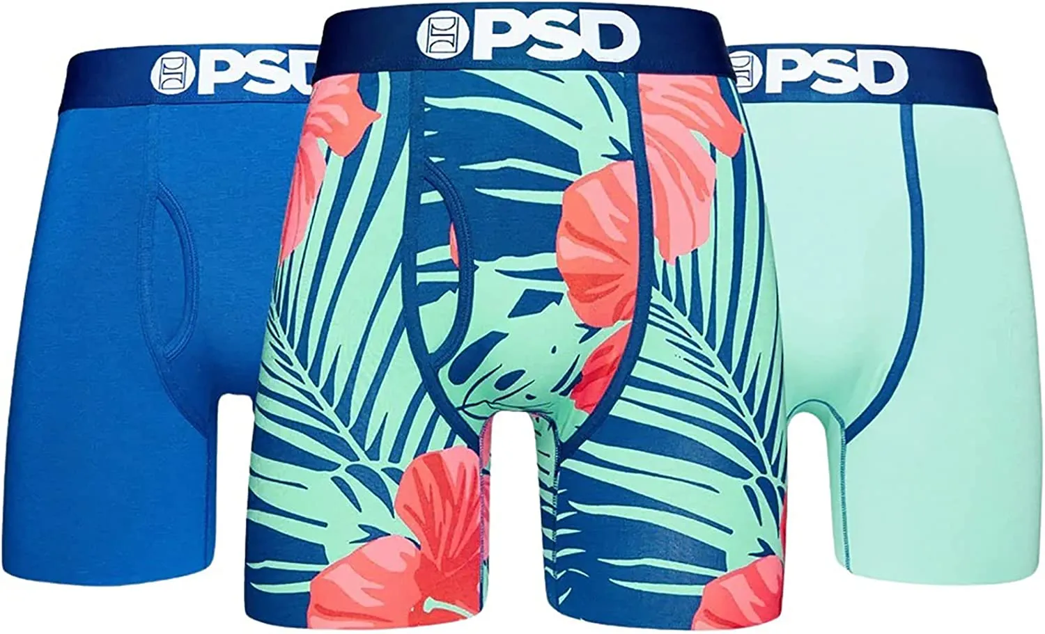 PSD Men's Boxer Briefs Multi/Tropical Modal 3Pk