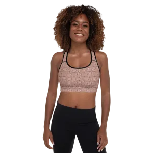 Recursia Indranet Padded Sports Bra In Pink