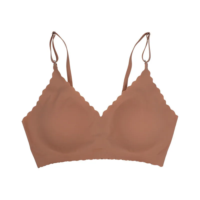 Semicircle Decorative Border Wireless Bra Peru