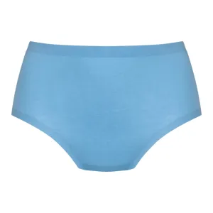 Serie Natural Second Me High Waist Briefs in Summer Blue