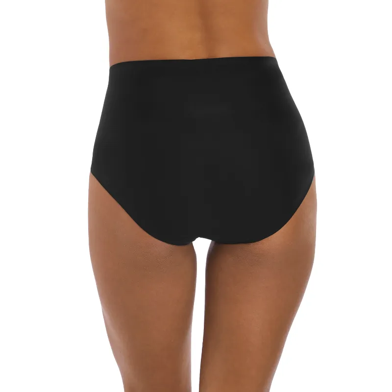 Smoothease Seamless No VPL Stretch Full Brief Black - Fantasie