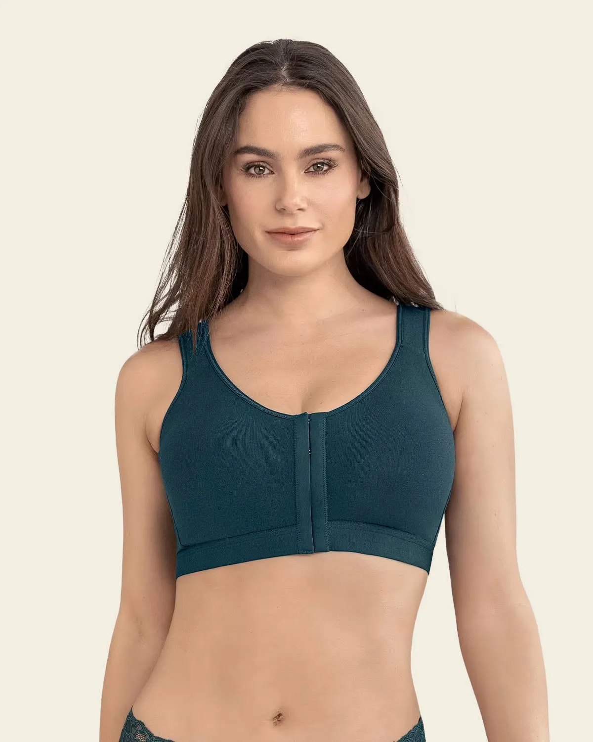 Stretch Cotton Wireless Posture Corrector Bra