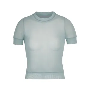 SUMMER MESH T-SHIRT | SKY