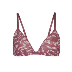 SUMMER MESH TRIANGLE BRALETTE | RASPBERRY SWIRL