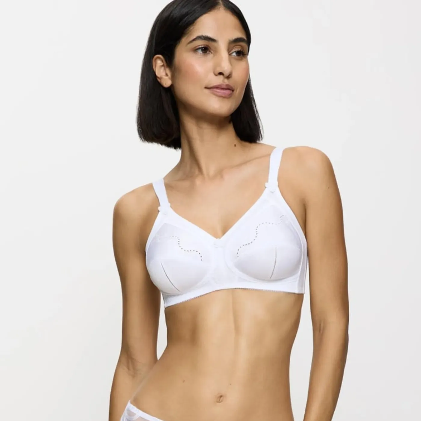 Triumph Doreen & Cotton Non-Wired Bra | White