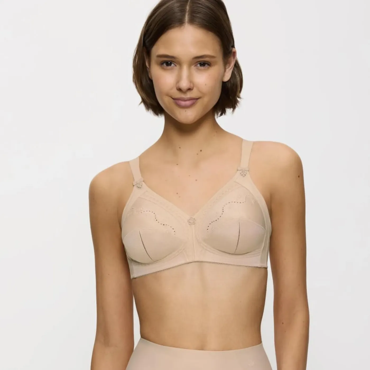 Triumph Doreen & Cotton Non-Wired Bra | White