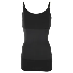 Tummy Shaping Nursing Tank in Black