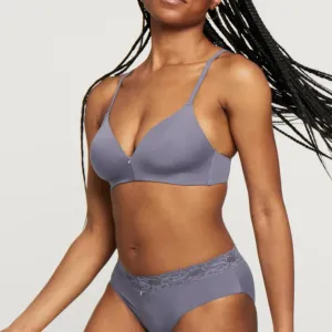 Wire Free T-Shirt Bra 9317 - Crystal Grey