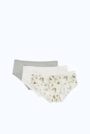 Women Assorted Printed Brief Set (Pack Of 3)