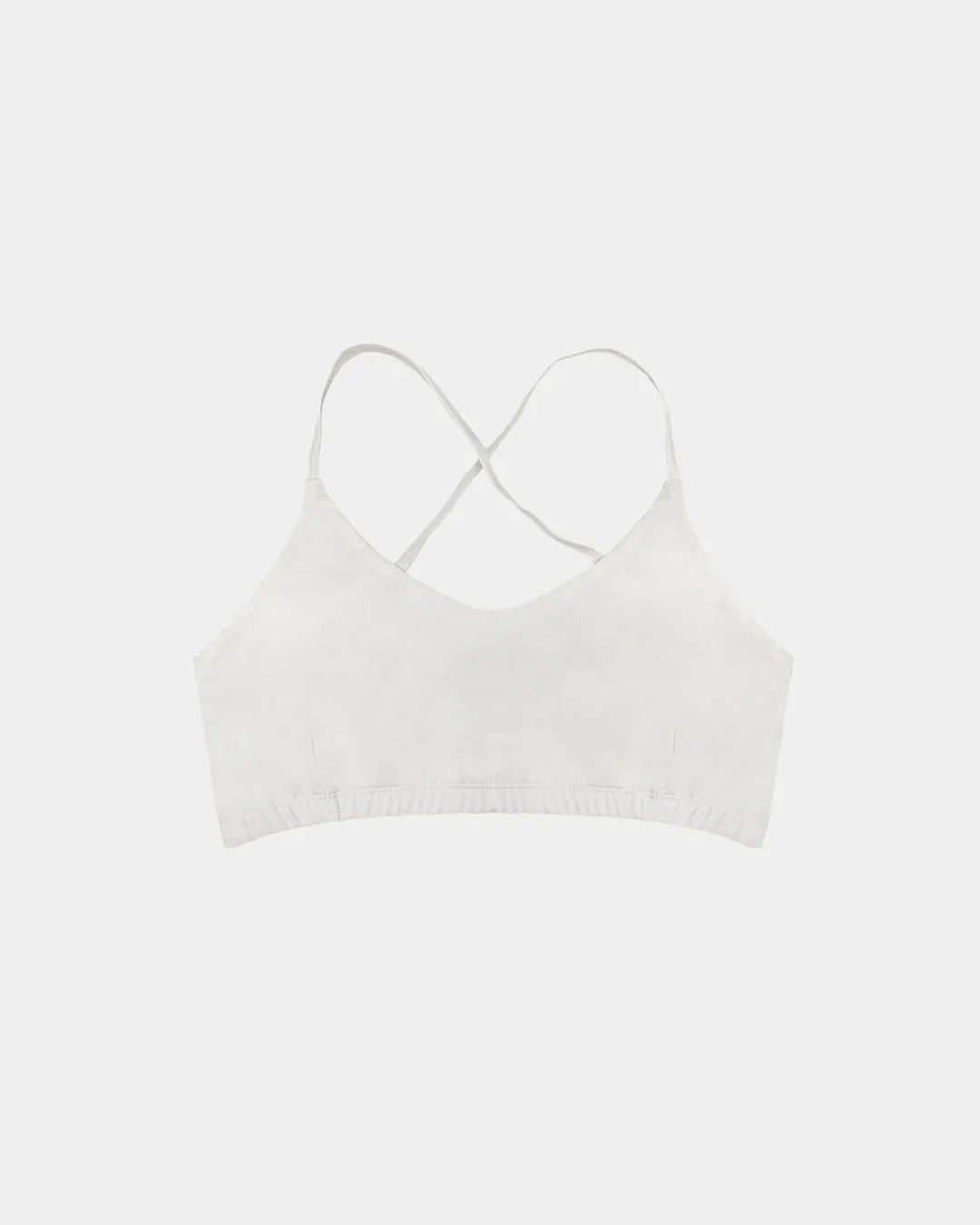 Women's Criss-Cross Bralette - 100% Organic Cotton