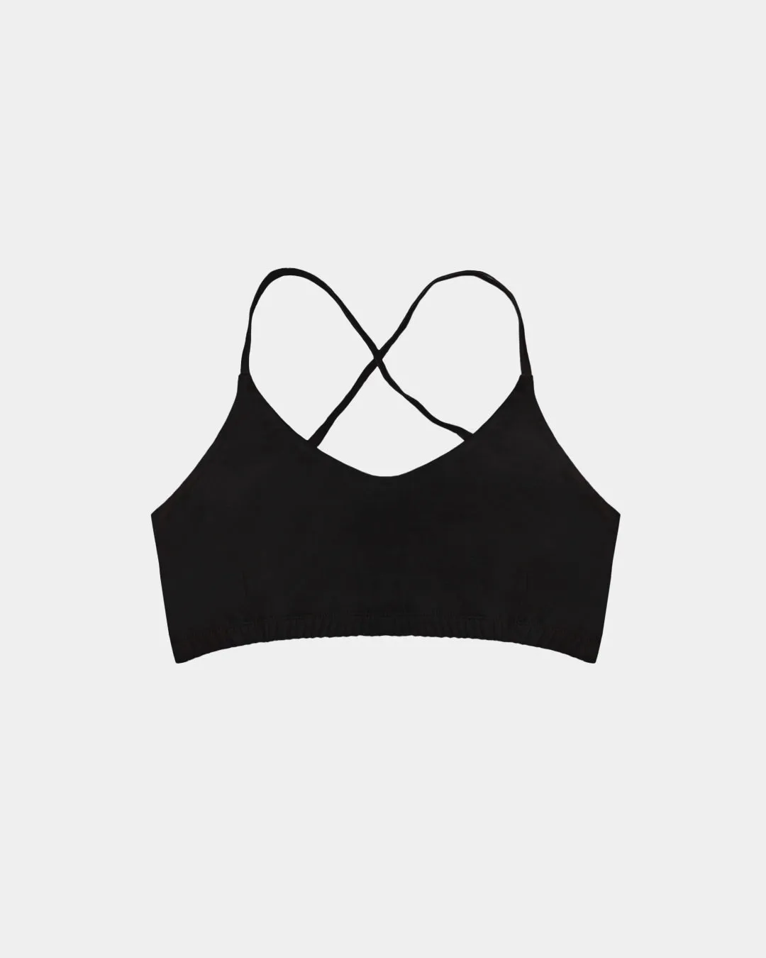 Women's Criss-Cross Bralette - 100% Organic Cotton