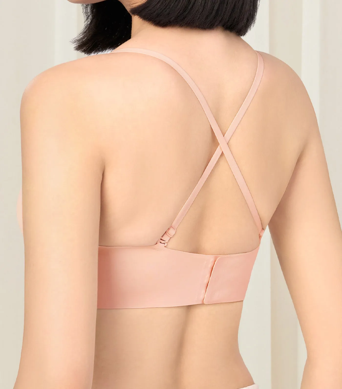 Zone Easy Padded Detachable Bra Pink